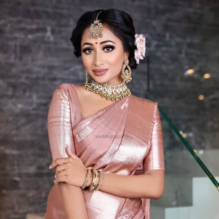 Whispering Rose Silk Saree