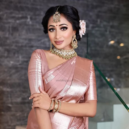 Whispering Rose Silk Saree